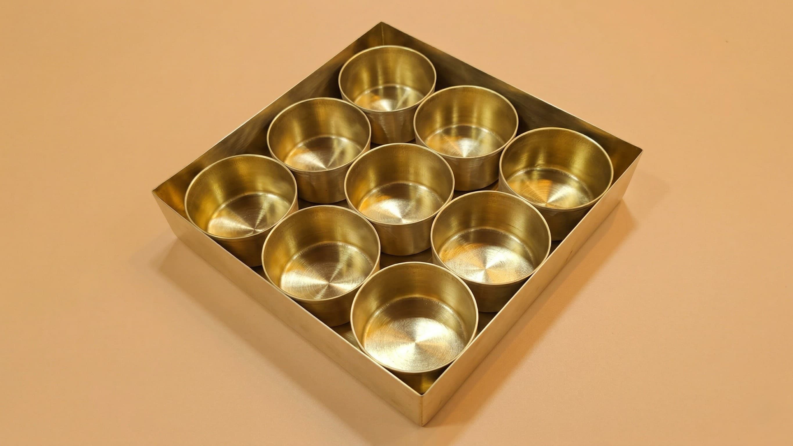 Brass Spice Box (Square) - Image 2