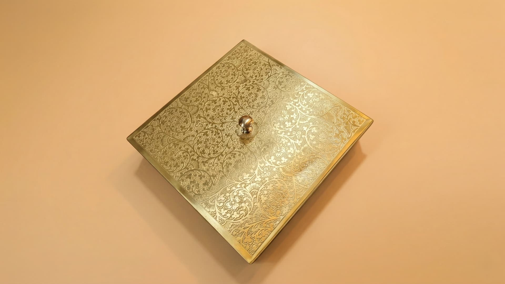 Brass Spice Box (Square)